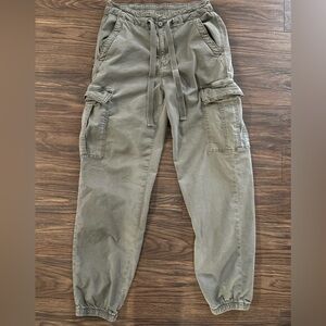 American Eagle Women's  Olive Army Green Cargo Pants